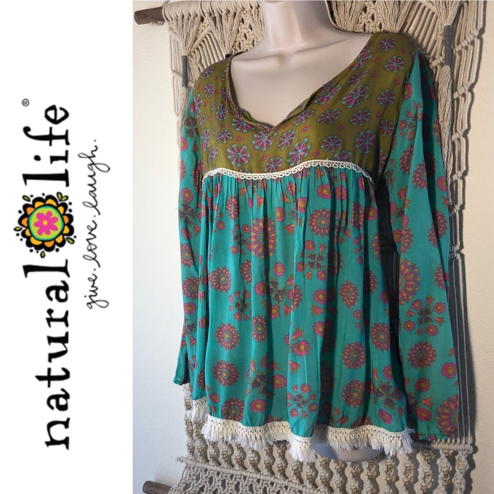 Super soft pretty boho tunic by Natural Life